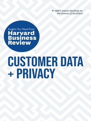 cover image of Customer Data and Privacy